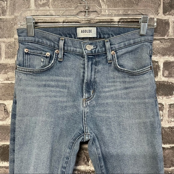 Agolde Toni mid rise straight jeans pristine - Picture 3 of 10